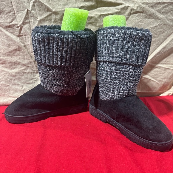 NWT Gold Toe Winter Boots Black/Gray - Picture 7 of 9